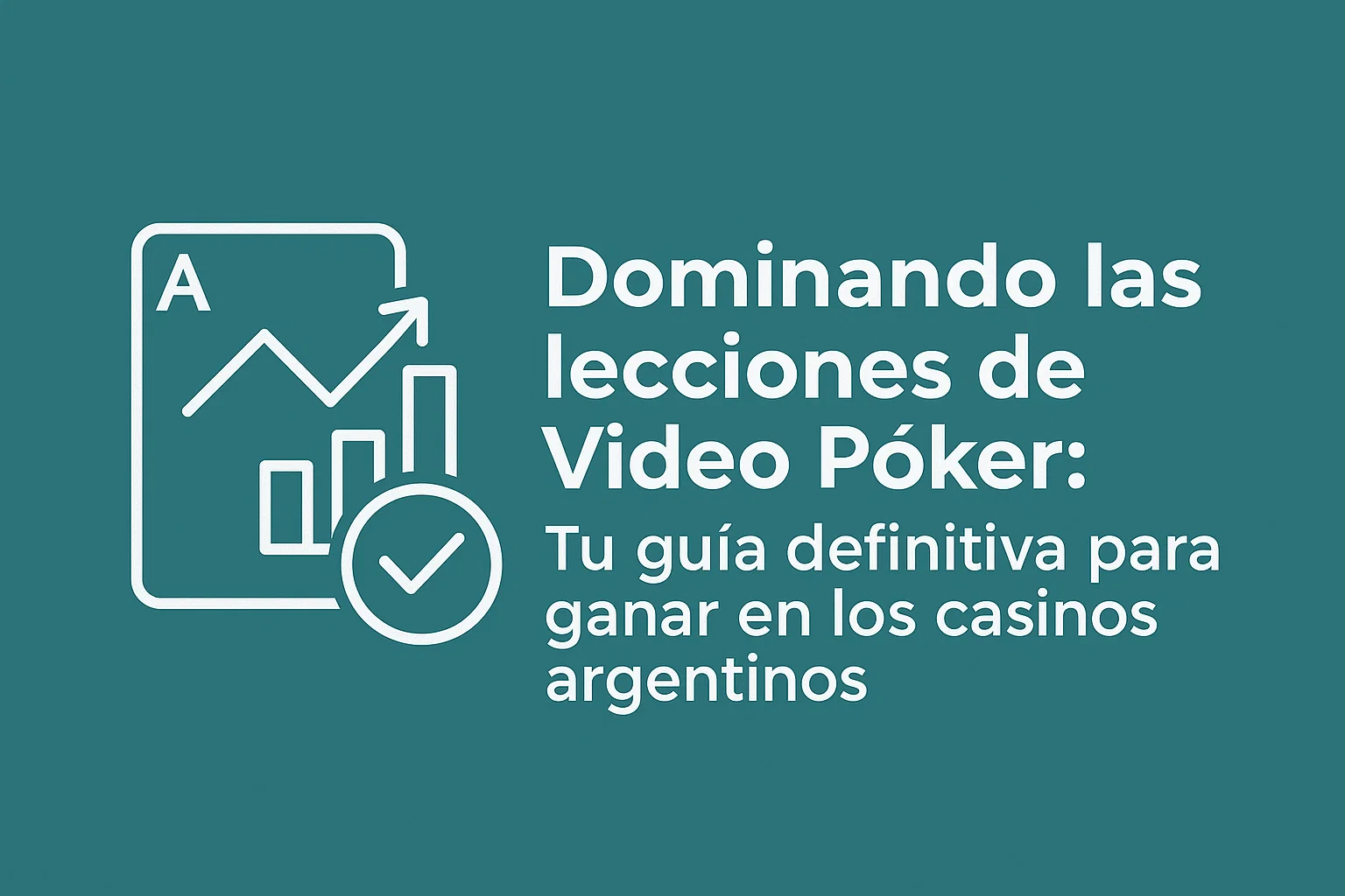 Dominando las lecciones de Video Pker: Tu gua definitiva para ganar en los casinos argentinos